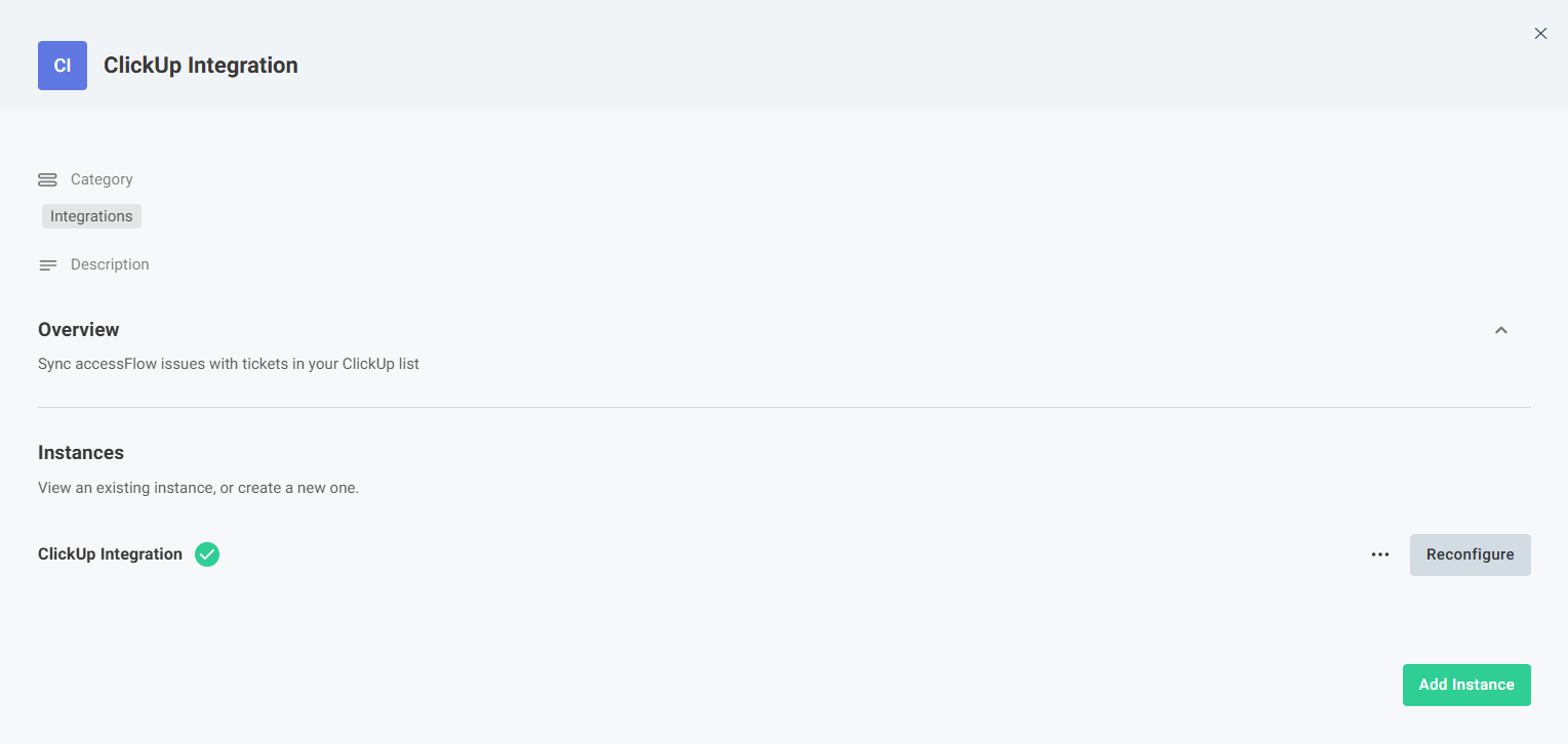 Screenshot of reconfigure